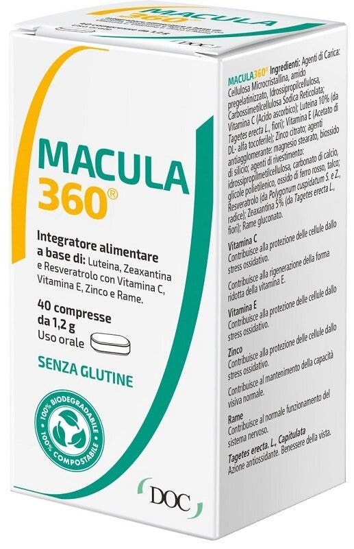 Macula 360, 40 comprimés gastro-résistants