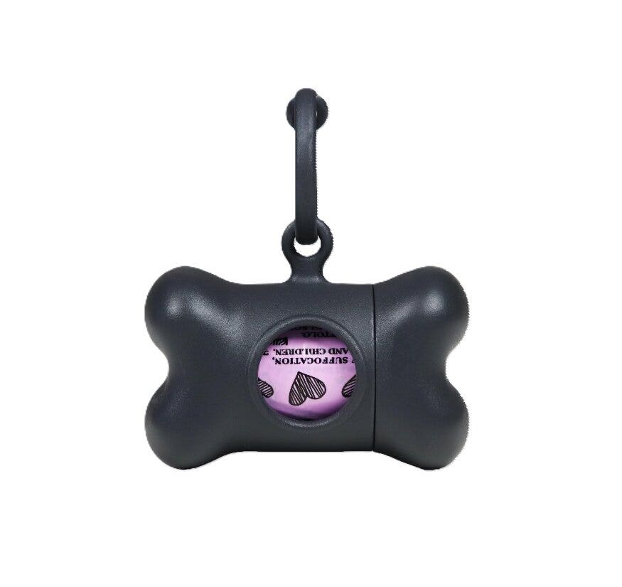 United Pets Bon Ton Nano Collection Classic Couleur Gris Porte-sacs hygiéniques