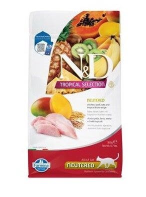 Farmina N&D Cat Tropical Selection Neutered Chicken Per Gatti Sterilizzati 300g