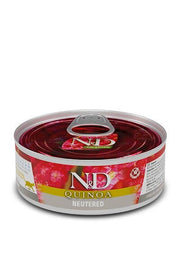 Farmina N&D Cat Quinoa Neutered Pork Nourriture humide pour chats adultes 80 g