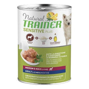 Natural Trainer Chien Sensitive Plus Sans Gluten Adultes de Taille Moyenne et Grande au Cheval et au Riz 400 g