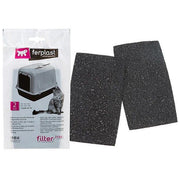 Ferplast L134 Filtri Al Carbone Attivo Per Toilette Per Gatti 2 Pezzi