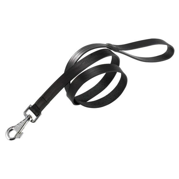Ferplast Natural Guinzaglio Nero Per Cani In Vera Pelle Taglia G15/120