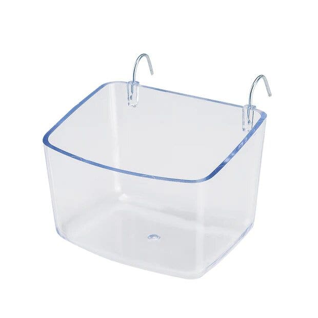 Ferplast FPI 4512 Mangiatoia Plastica Trasparente Per Uccelli