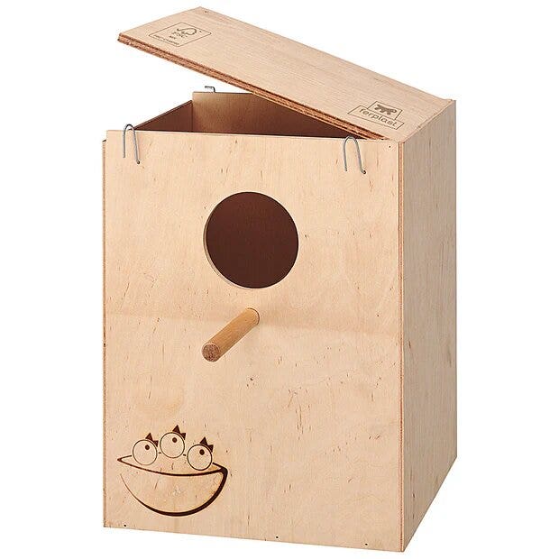 Ferplast Nid pour oiseaux en bois extra large