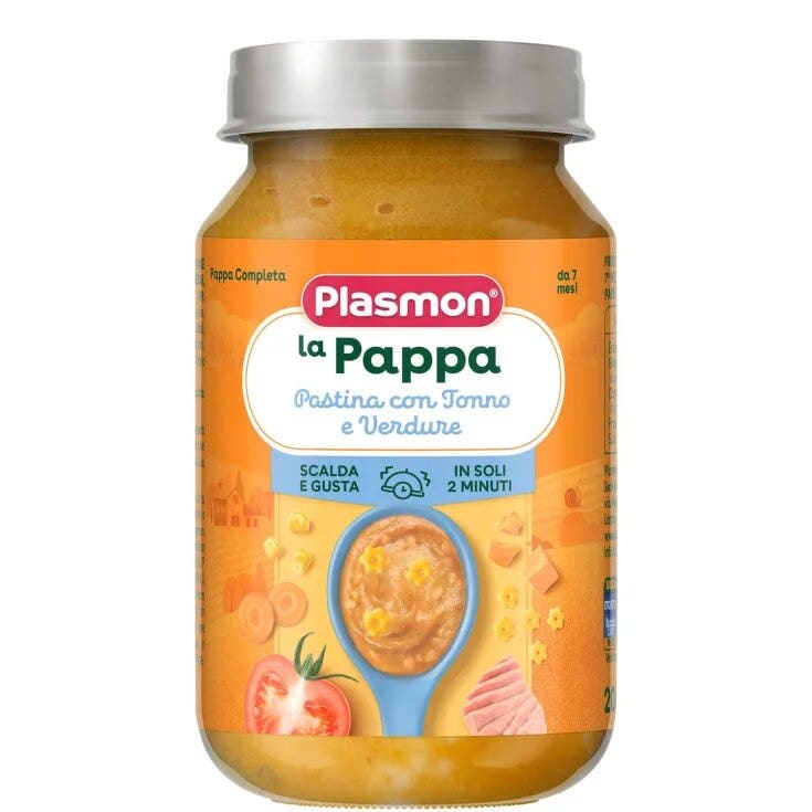 Plasmon La Pappa Pastina Con Tonno E Verdure 200g 7 Mesi+