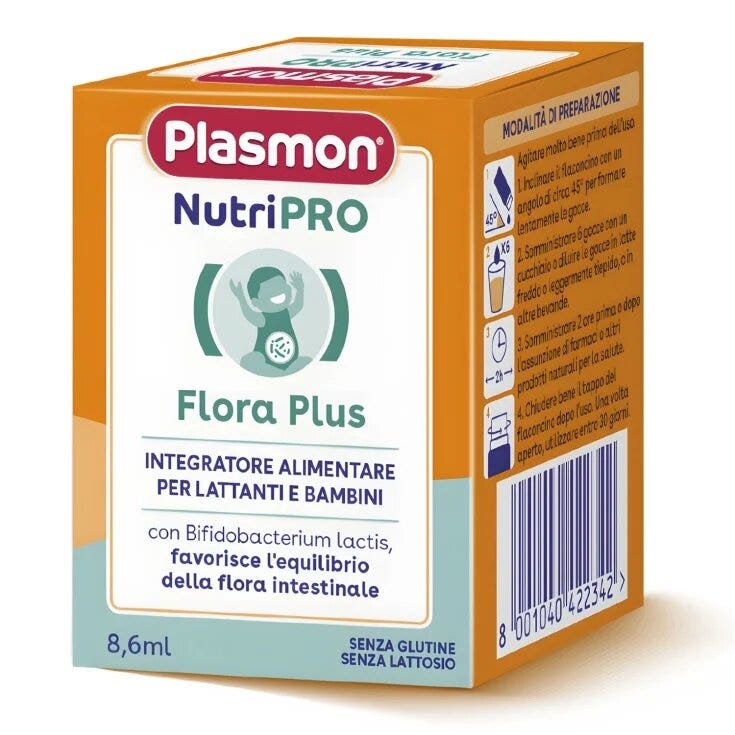 Plasmon Nutripro Flora Plus Complément alimentaire 8,6 ml