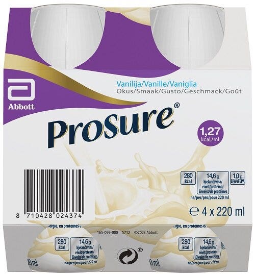 Abbott ProSure Saveur Vanille 4x220 ml