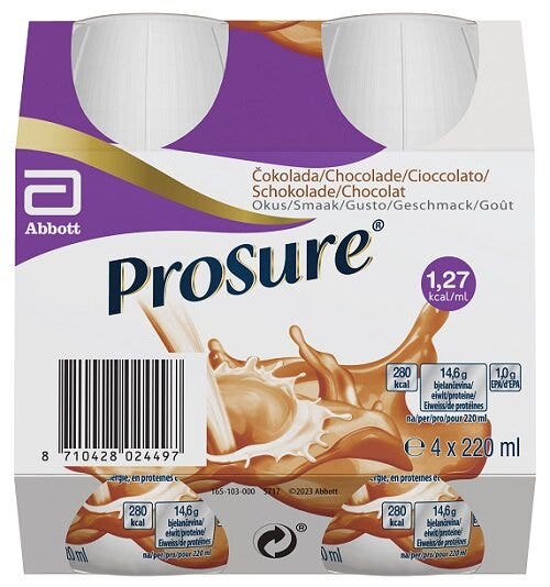 Prosure Chocolat 4 bouteilles de 220 ml