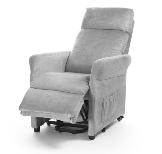 Mopedia Poltrona Elevabile Chloe PO403 Grigio Perla