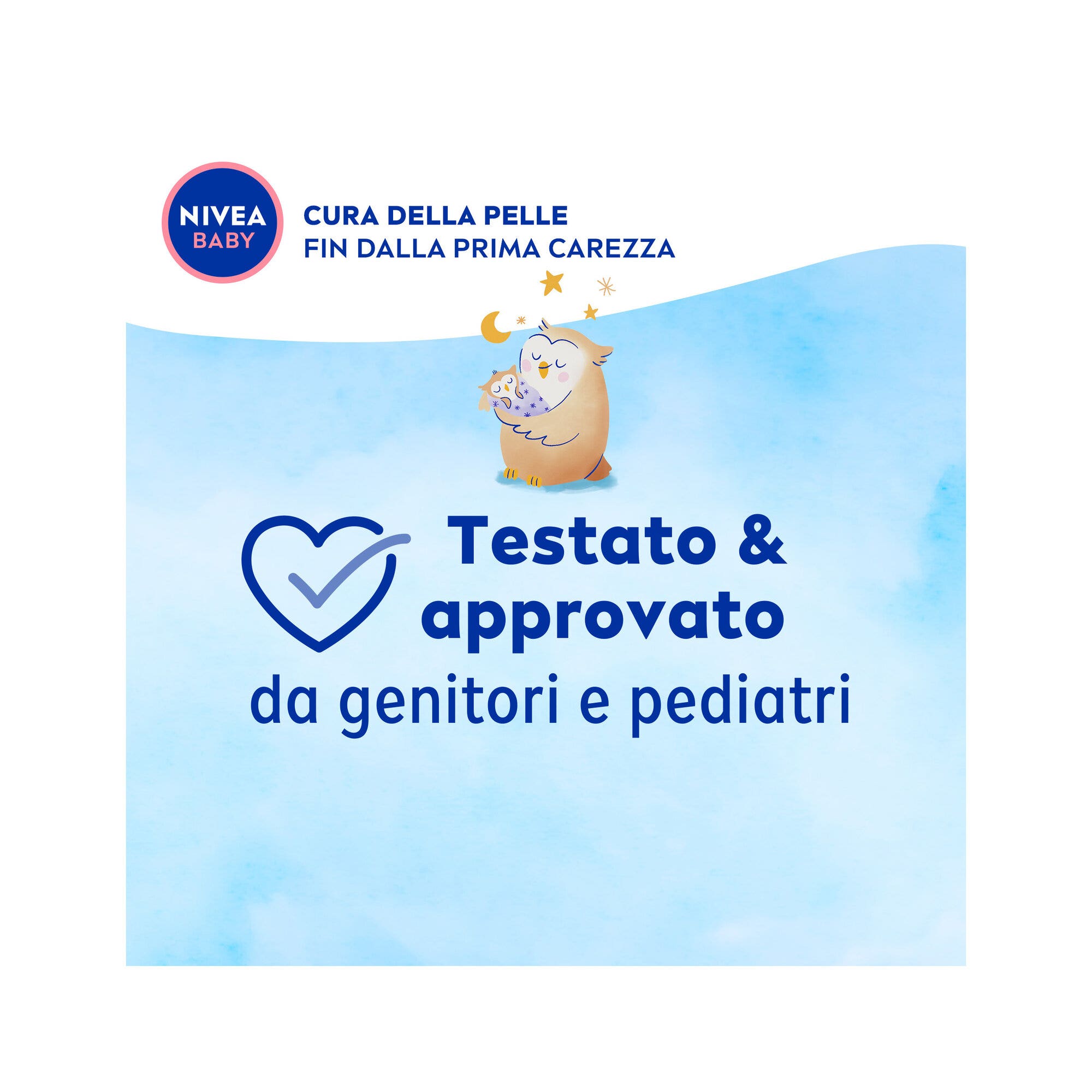 Nivea Baby Crème Corps Douce Nuit pour Enfants, pour une peau nourrie et protégée 200 ml