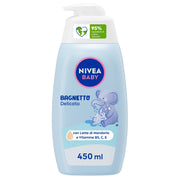 Nivea Baby Bain Doux Nettoyant pour Bébé pour un nettoyage doux et hydratant 450 ml