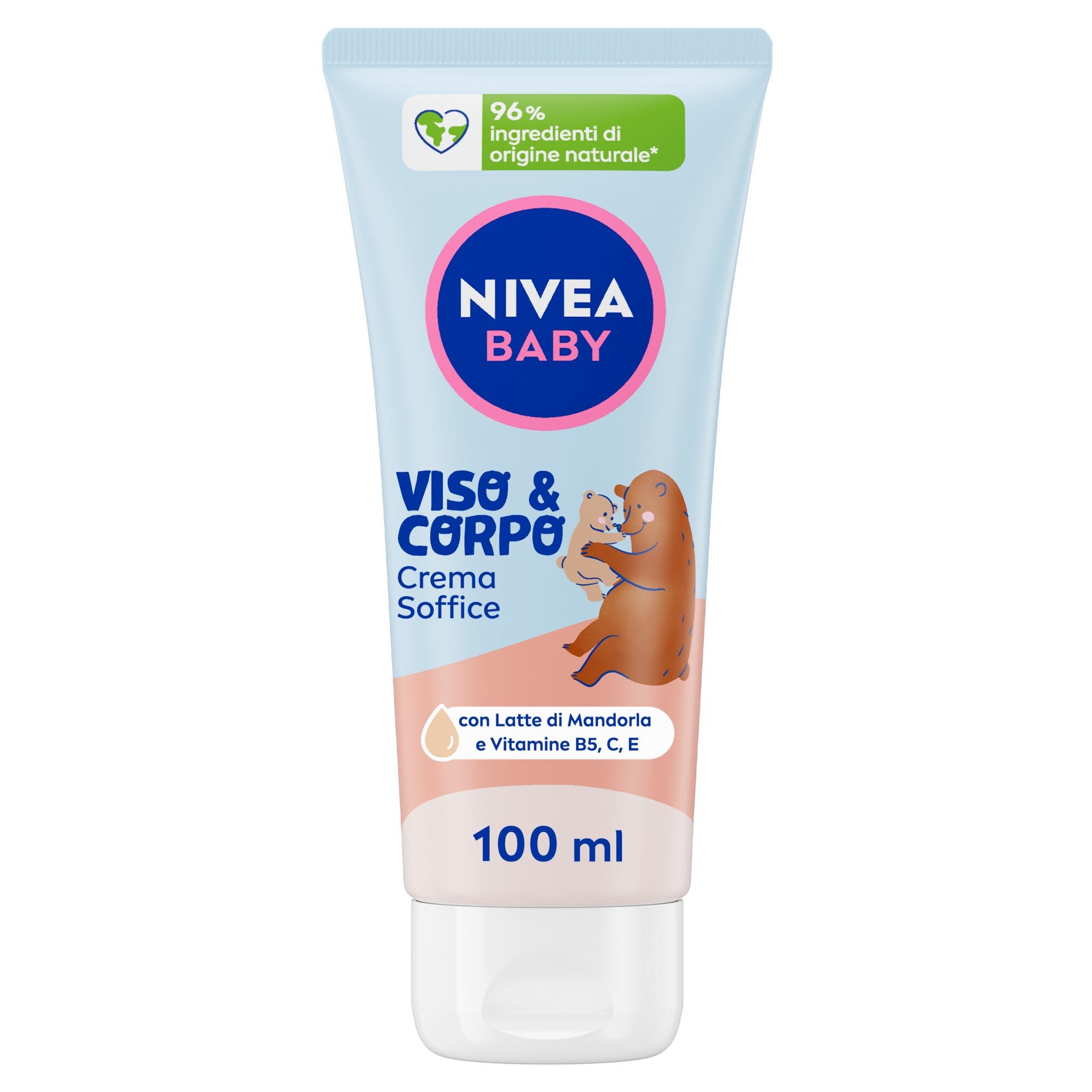 Nivea Baby Visage & Corps Crème Douce pour Enfants, Corps et Visage, Hydratante et Nourrissante 100 ml