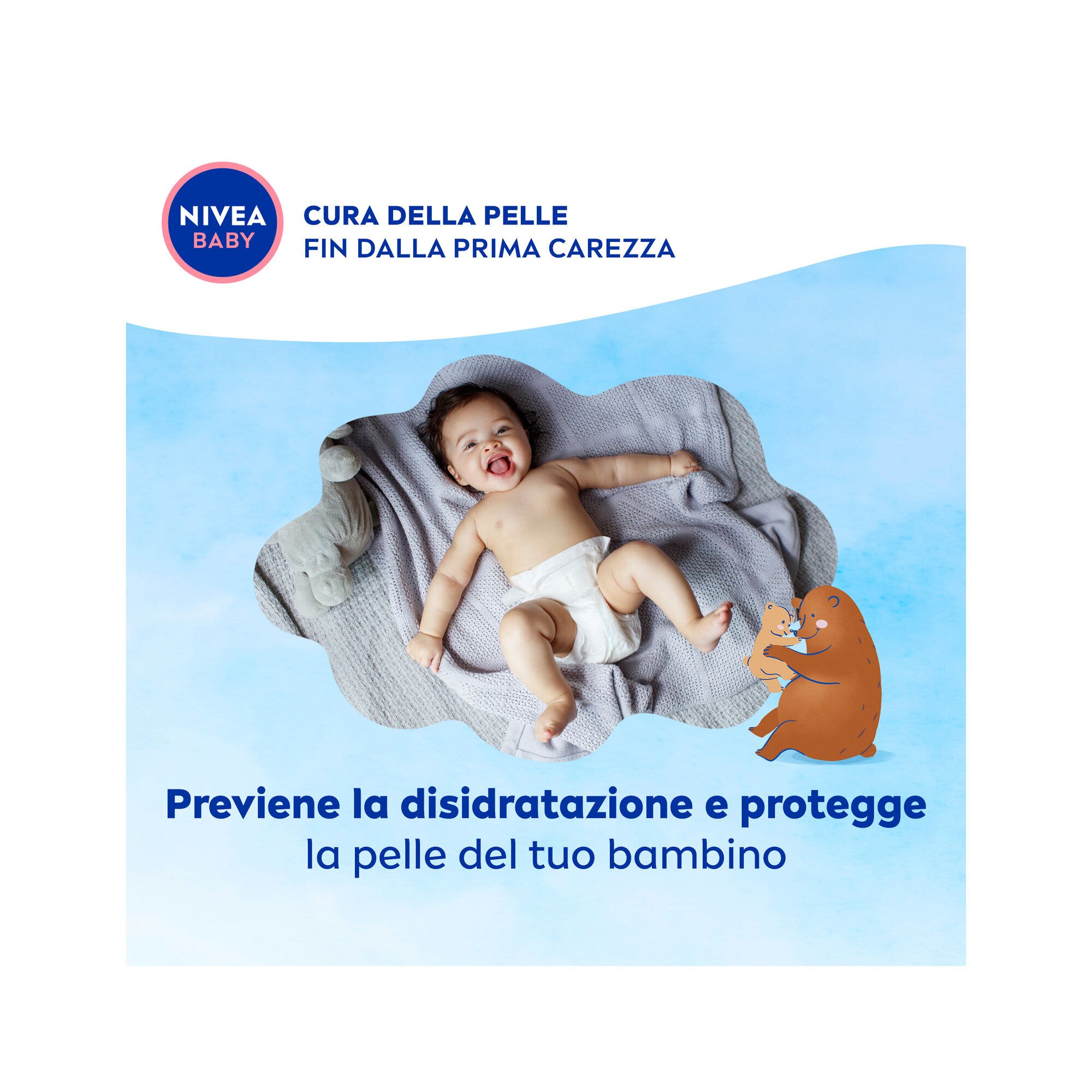 Nivea Baby Visage & Corps Crème Douce pour Enfants, Corps et Visage, Hydratante et Nourrissante 100 ml
