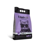 Lindocat Double Action Lettiera Per Gatti Agglomerante Bianca Profumo di Lavanda 5L