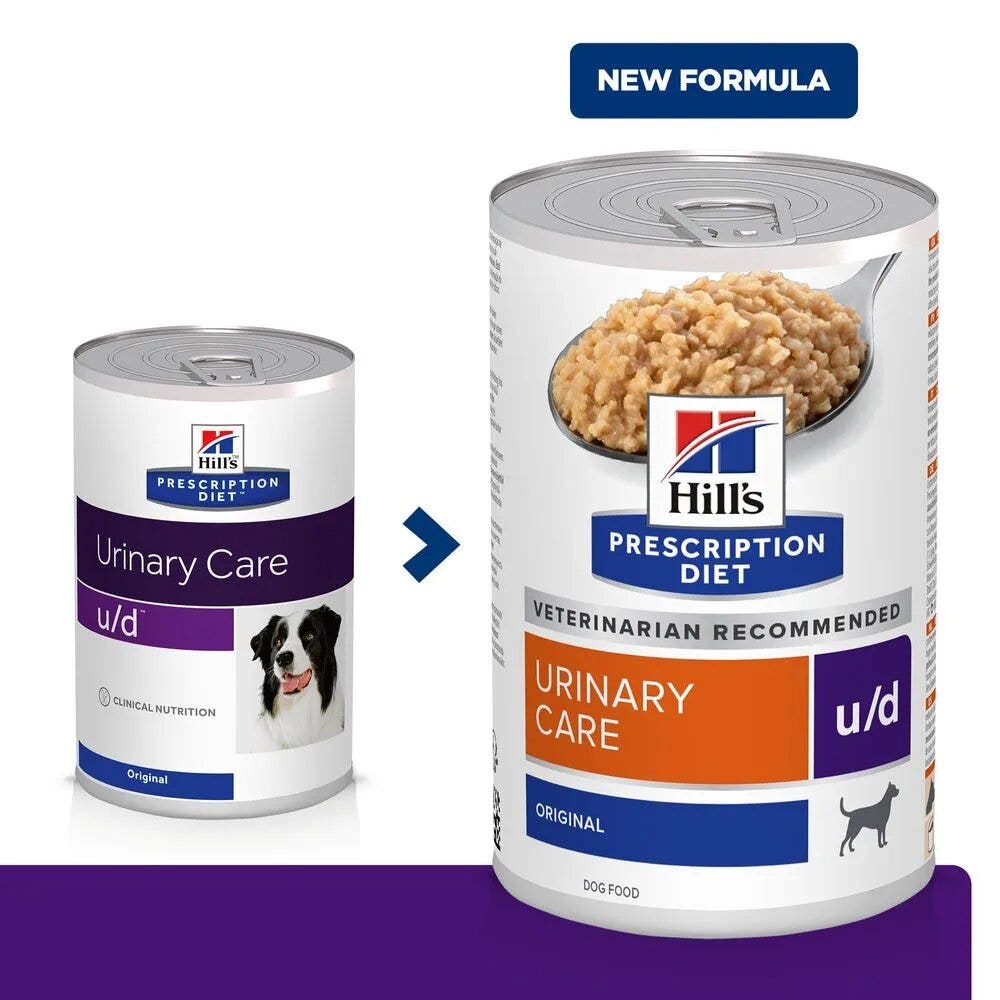 Hill's Prescription Diet U/D Urinary Care Aliment humide pour chiens 370 g