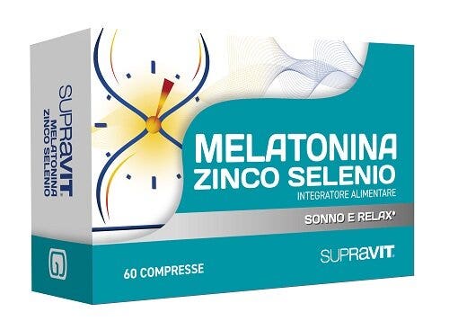 Supravit Mélatonine Zinc Sélénium 60 comprimés
