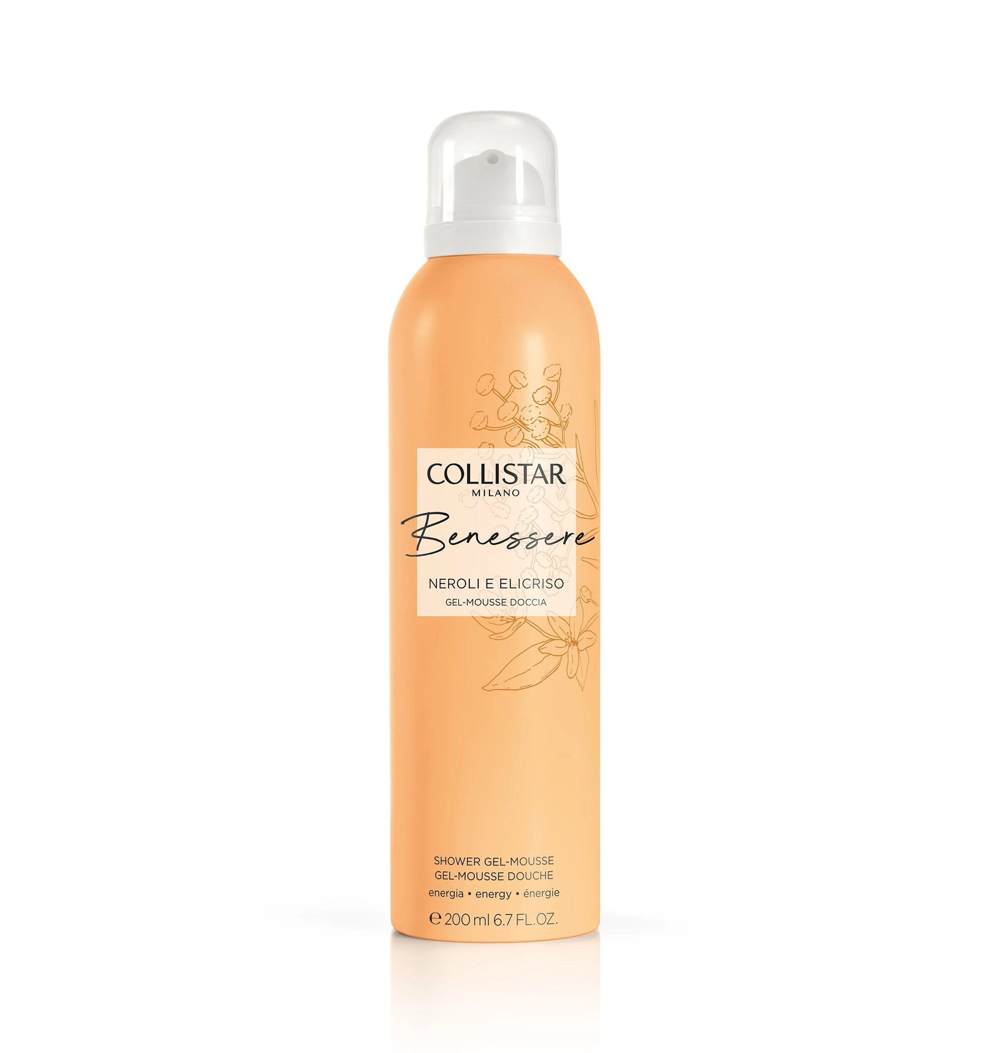 Collistar Bien-être Néroli et Immortelle Gel-Mousse de Douche 200 ml
