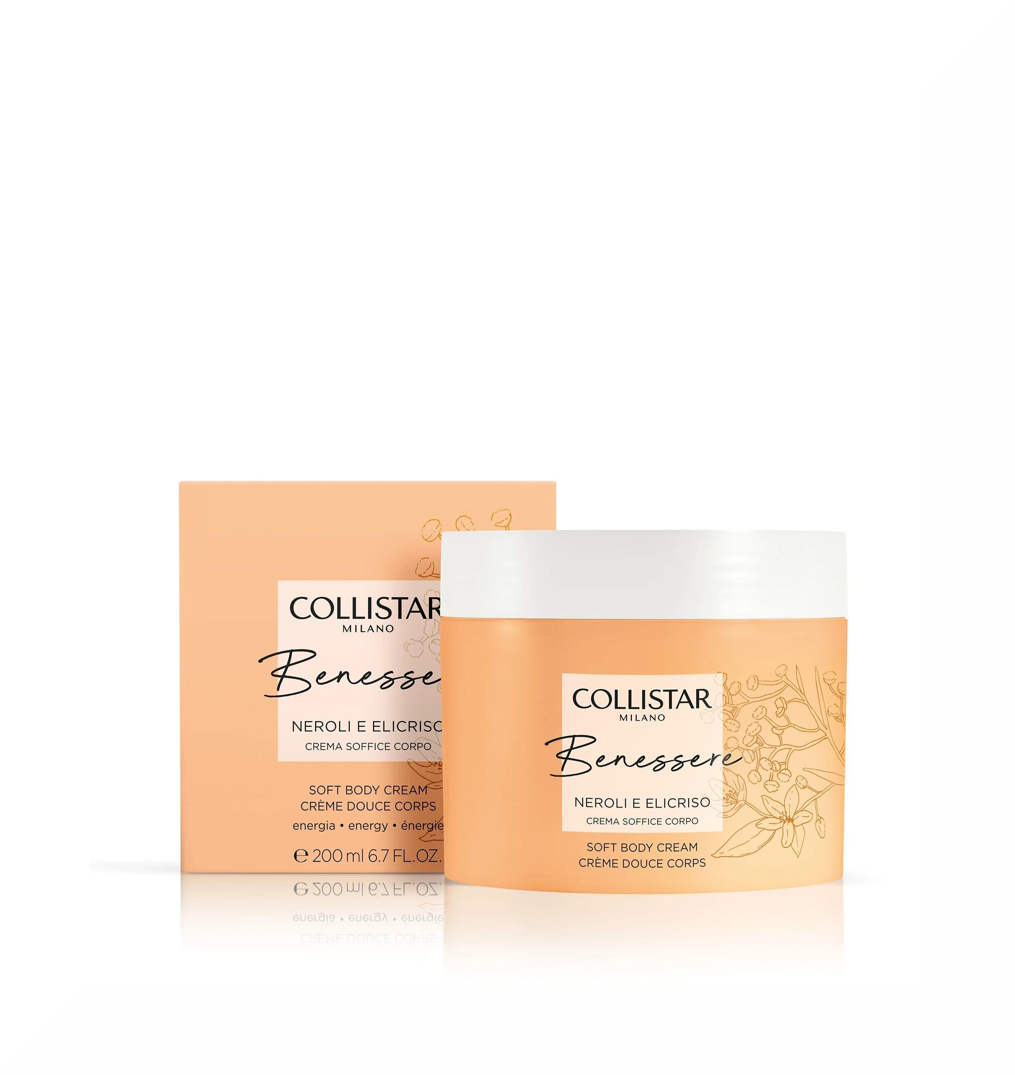 Collistar Benessere Néroli et Hélichryse Crème Douceur pour le Corps 200 ml
