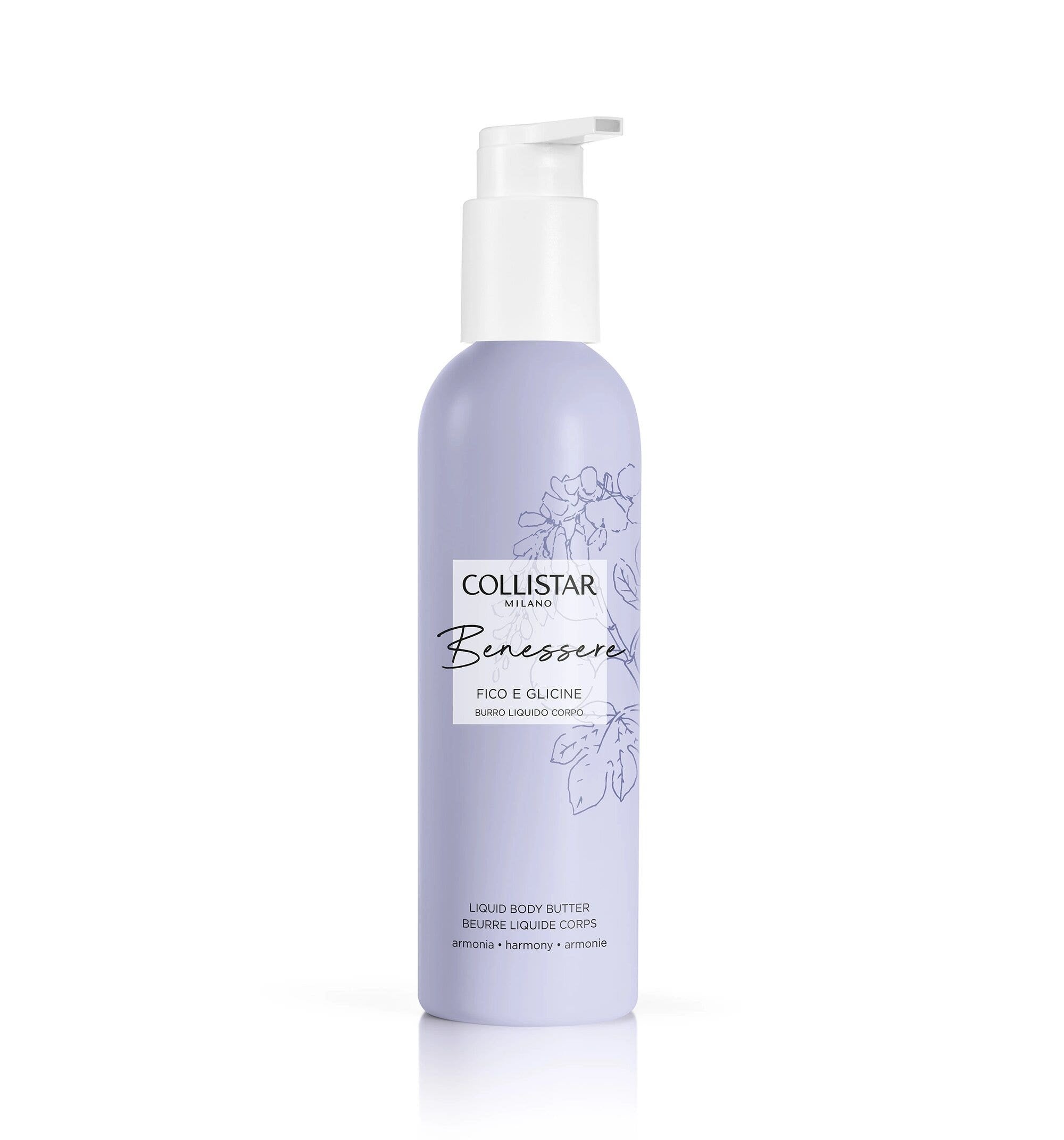 Collistar Bien-être Figue et Glycine Beurre Liquide pour le Corps 200 ml