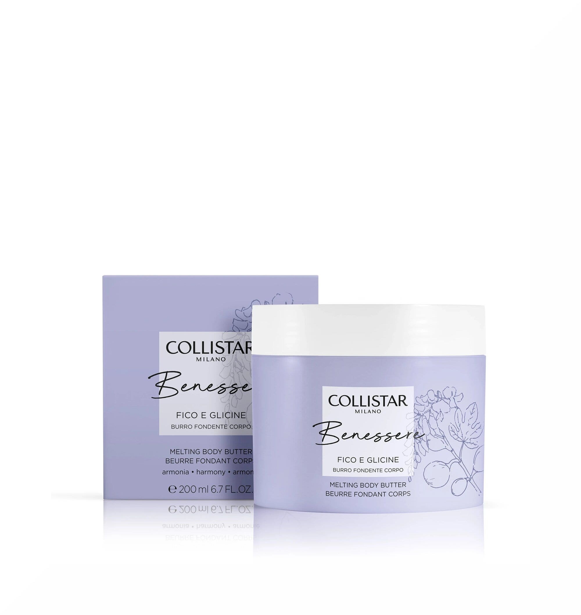 Collistar Bien-être Figue et Glycine Beurre fondant pour le corps 200 ml