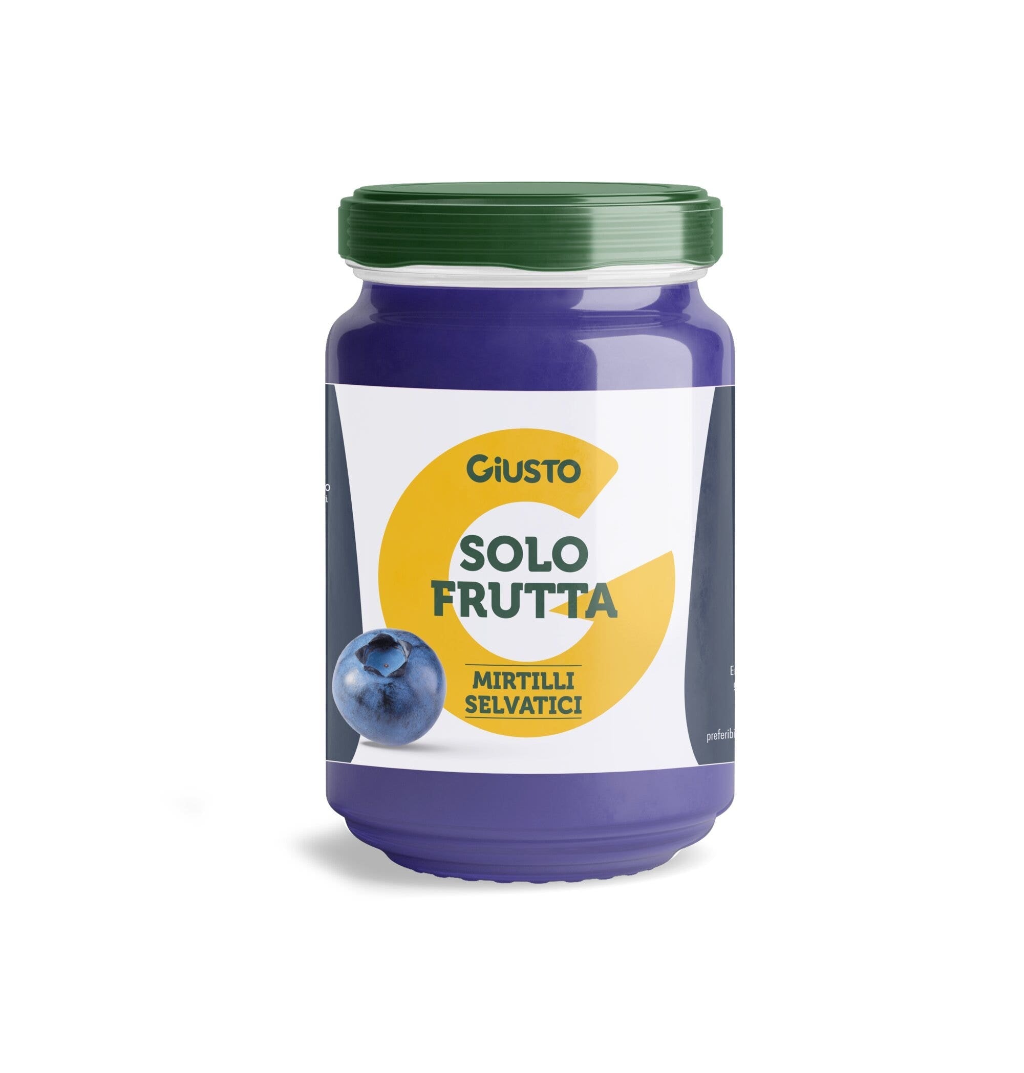 Giusto Solo Frutta, saveur myrtille, 220 g
