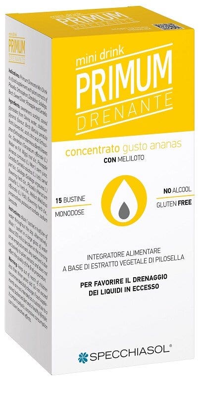 Primum Mini-boisson drainante à l'ananas 15 sachets