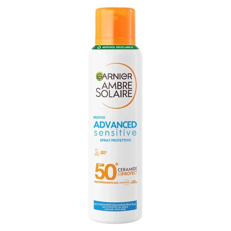 Garnier Ambre Solaire Advanced Sensitive Ceramide Protect Spray Brume 150 ml SPF50+