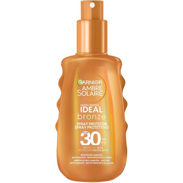 Garnier Ambre Solaire Ideal Bronze Spray Protettivo 150ml SPF30