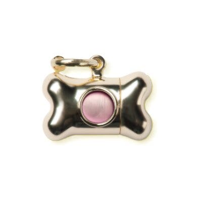 United Pets Bon Ton Nano Collezione Chrome Colore Oro Porta Sacchettini Igienici