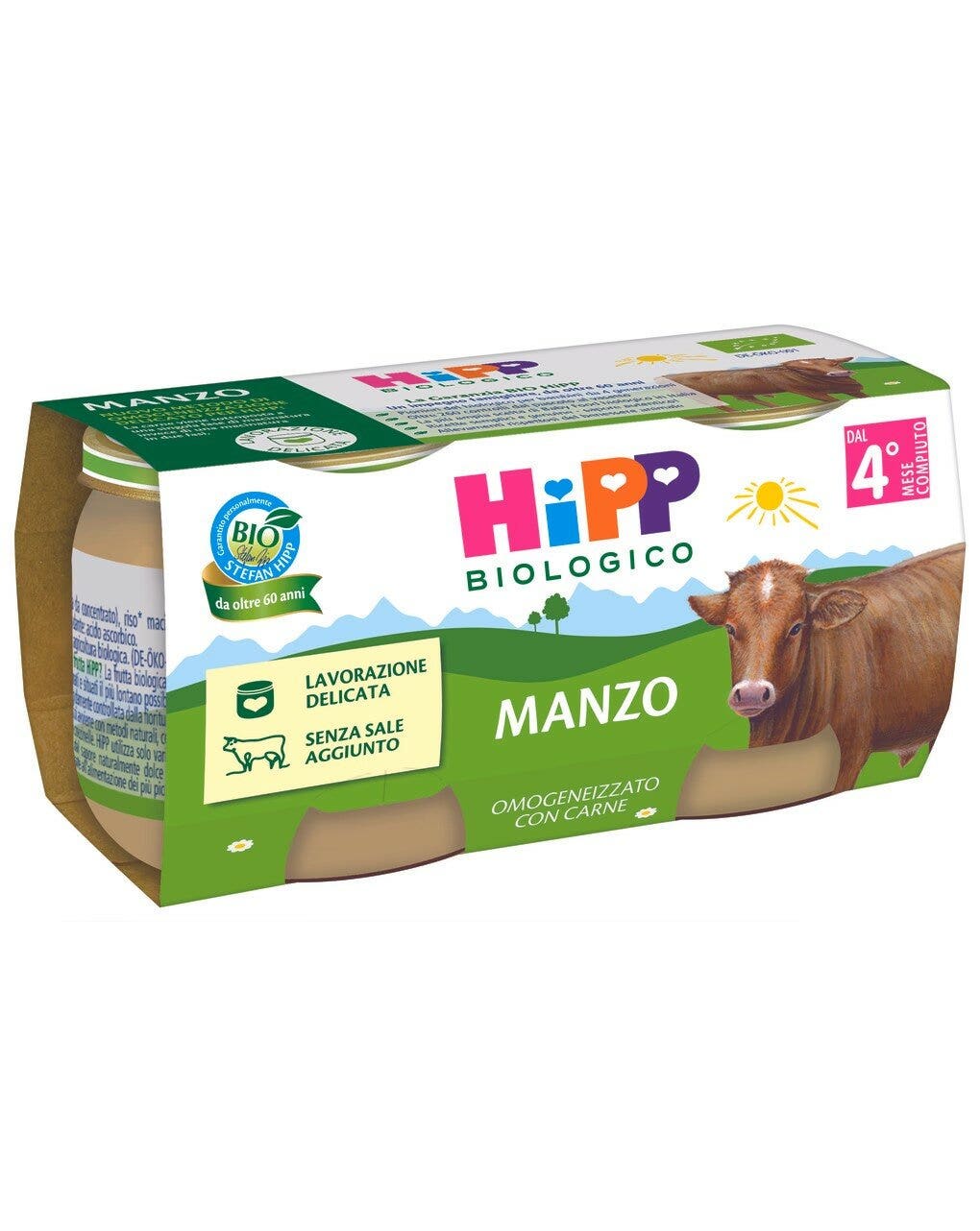 Hipp Bio Purée de bœuf 2 x 80 g