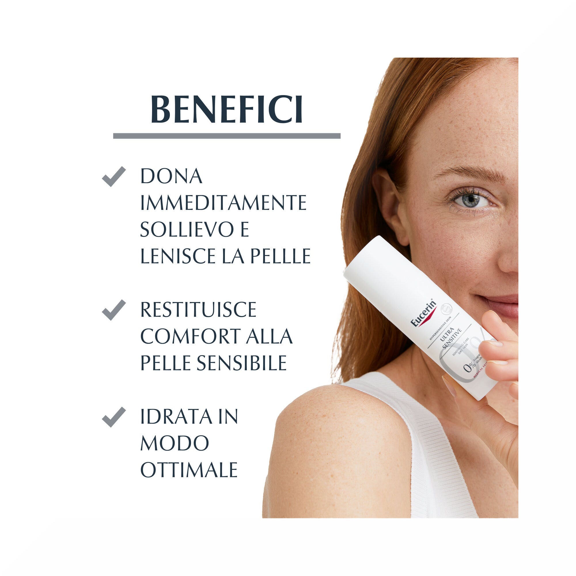 Eucerin Ultrasensitive Trattamento Lenitivo Pelle Secca 50ml