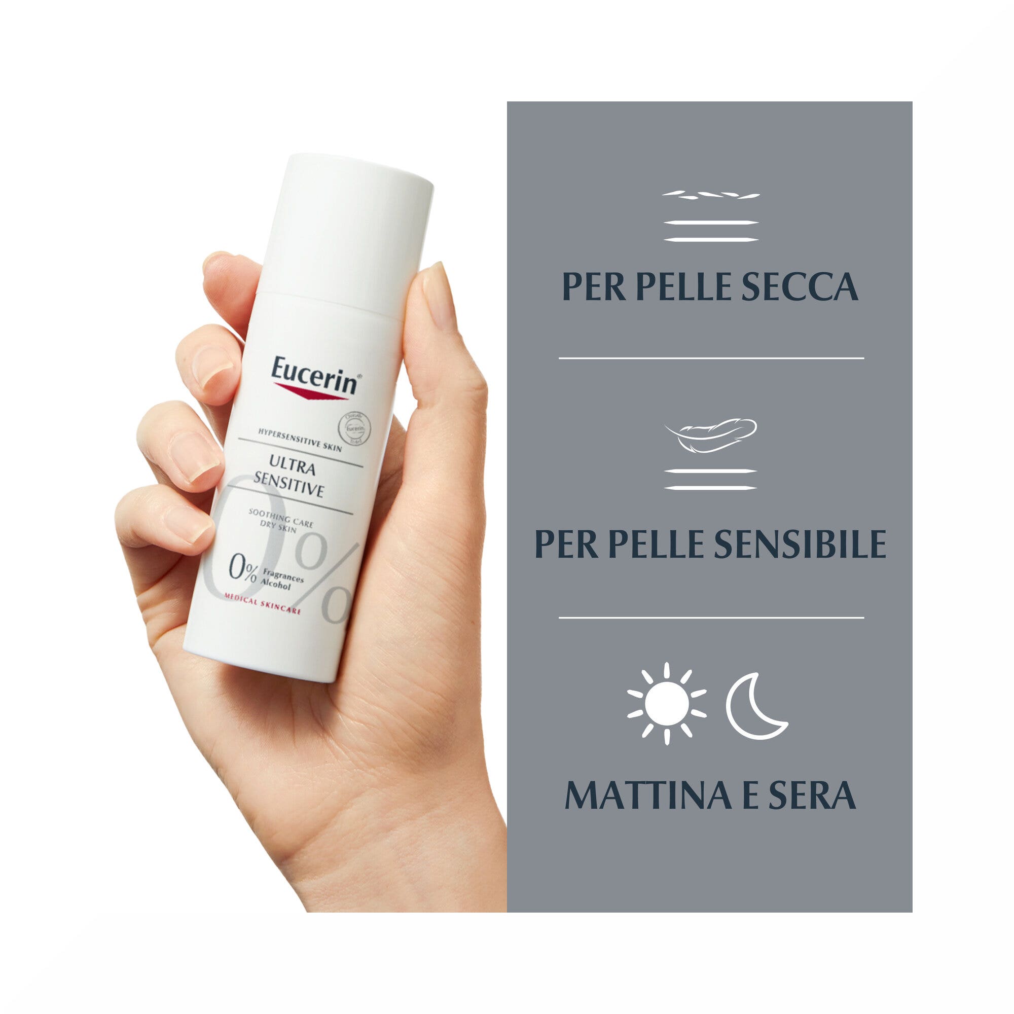 Eucerin Ultrasensitive Trattamento Lenitivo Pelle Secca 50ml