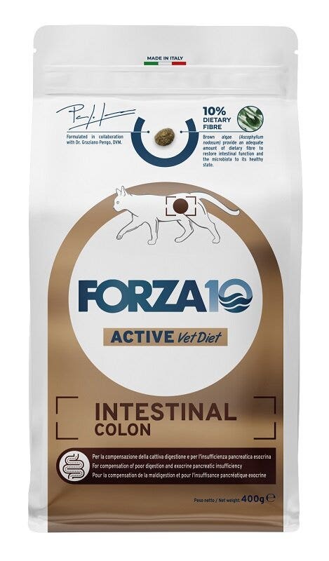Forza10 Active Vet Diet Intestinal Colon Croquettes pour chats adultes 400 g