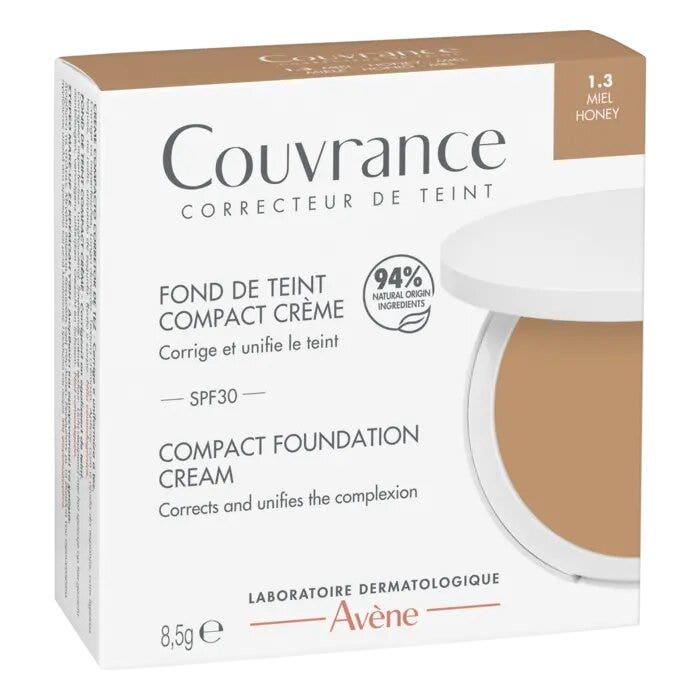 Eau Thermale Avène Couvrance Fond de teint compact en crème Miel