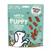 Lily's Kitchen Chicken & Turkey Nibbles for Puppies Snacks Dog 70g