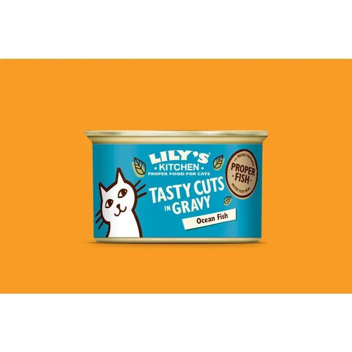 Lily's Kitchen Ocean Fish Tasty Cuts in Gravy Cat 85g