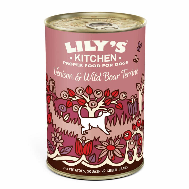 Lily's Kitchen Venison & Wild Boar Terrine Adult Dog 400g