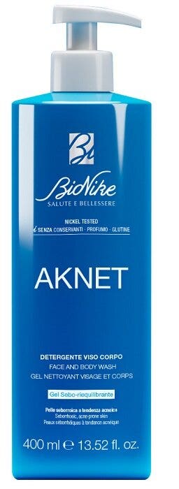 Bionike Aknet Gel Nettoyant Purifiant Visage et Corps 400 ml