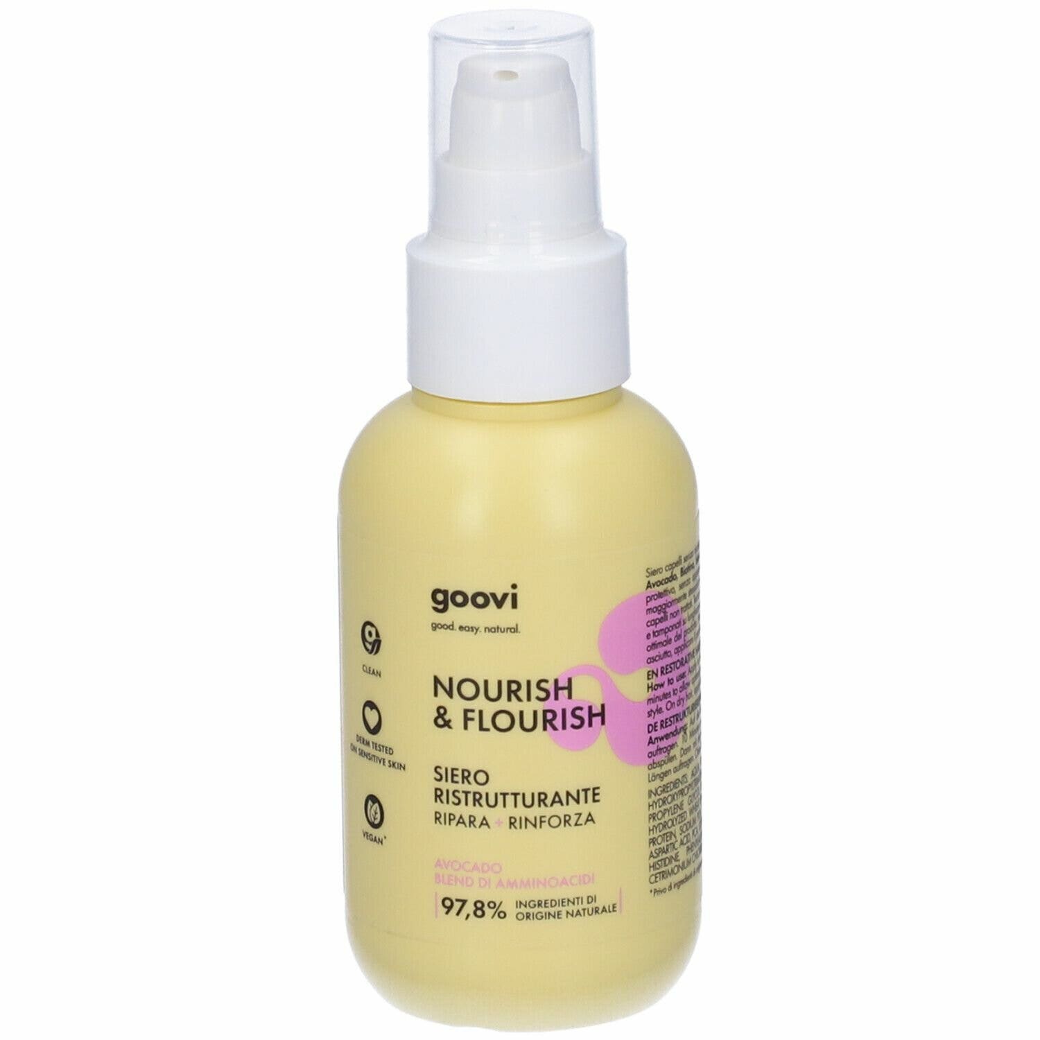 Goovi Nourish & Flourish Sérum restructurant pour cheveux 100 ml