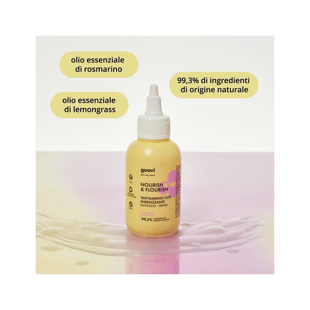 Goovi Nourish & Flourish Trattamento Cute Energizzante 100ml