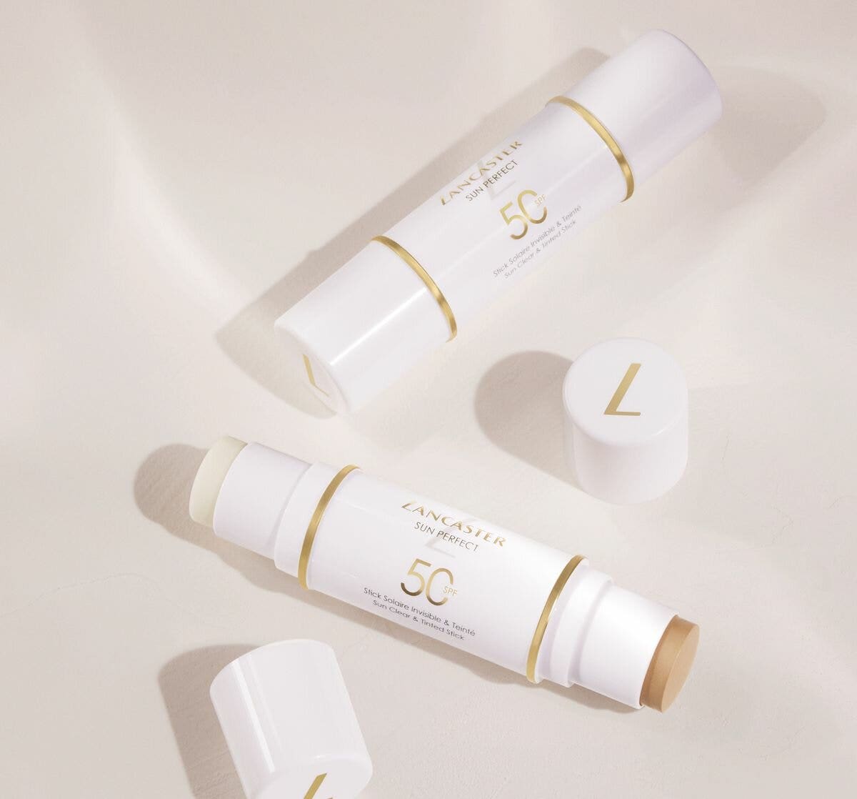 Lancaster Sun Perfect Youth Protection Sun Clear & Tinted Stick Viso SPF50
