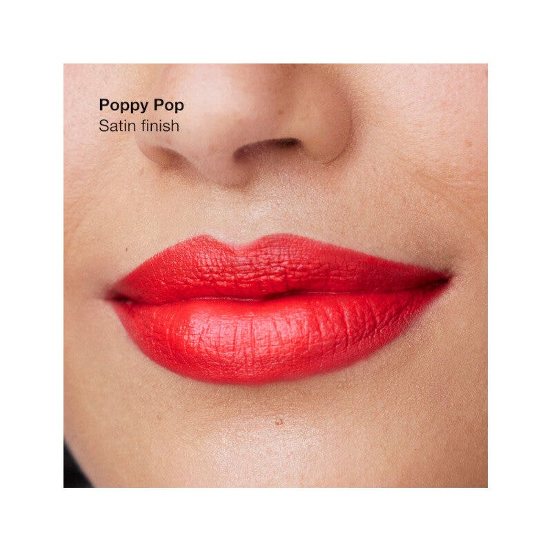 Clinique Pop Longwear Lipstick Rossetto Satin Poppy