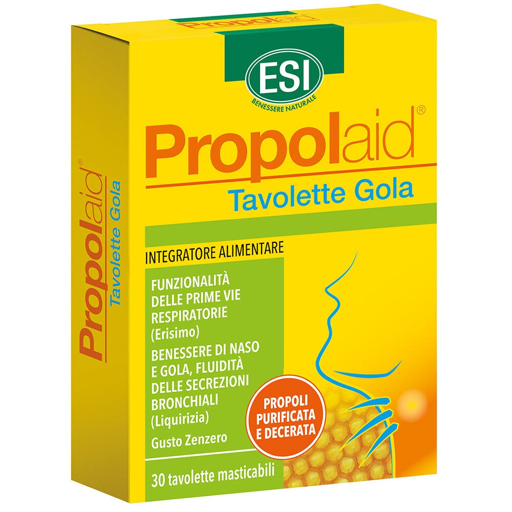 Esi PropolGola Gingembre 30 comprimés à croquer