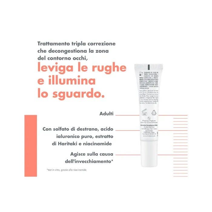 Eau Thermale Avène Hyaluron Activ B3 Soin Contour des Yeux Triple Correction Anti-Rides 15 ml