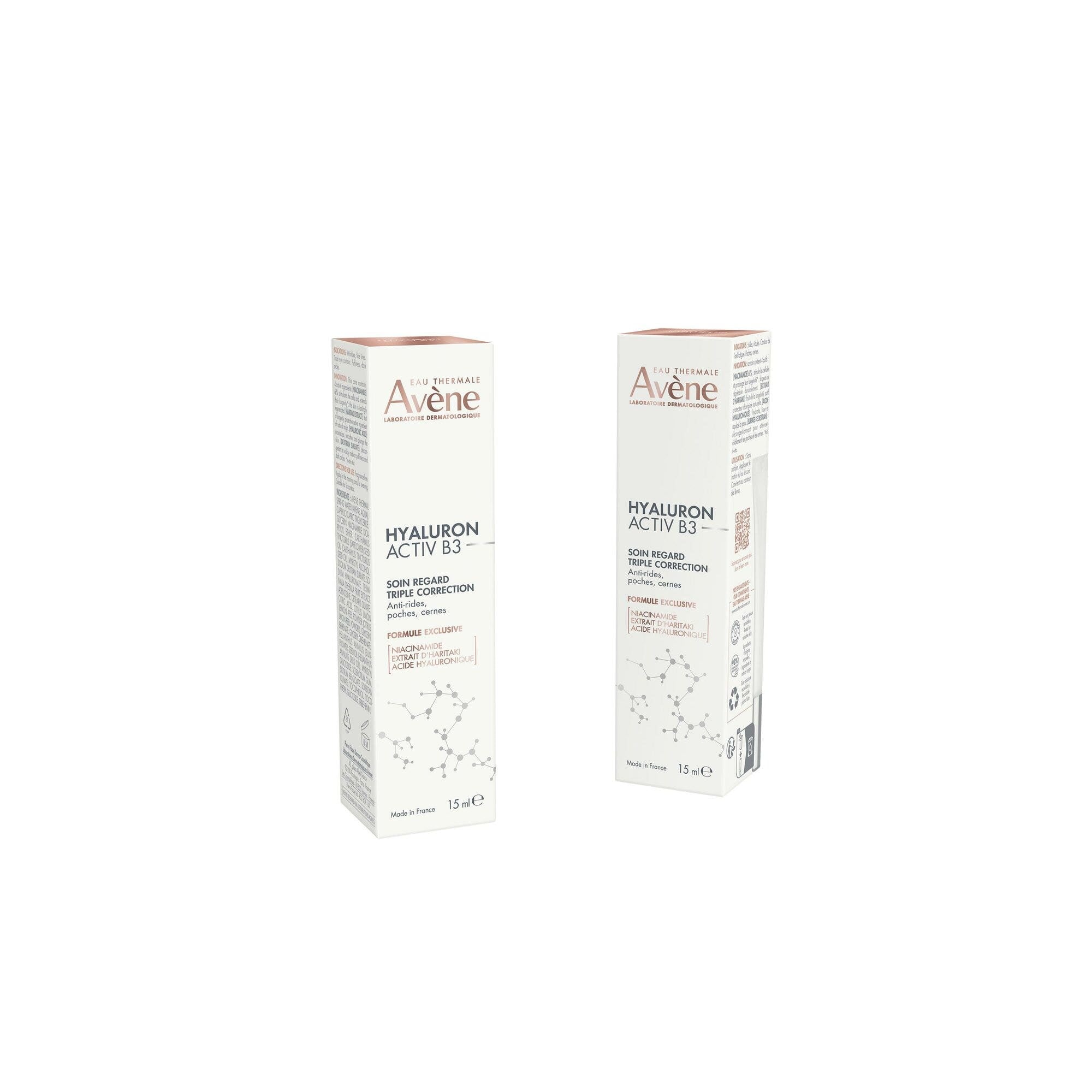 Eau Thermale Avène Hyaluron Activ B3 Soin Contour des Yeux Triple Correction Anti-Rides 15 ml