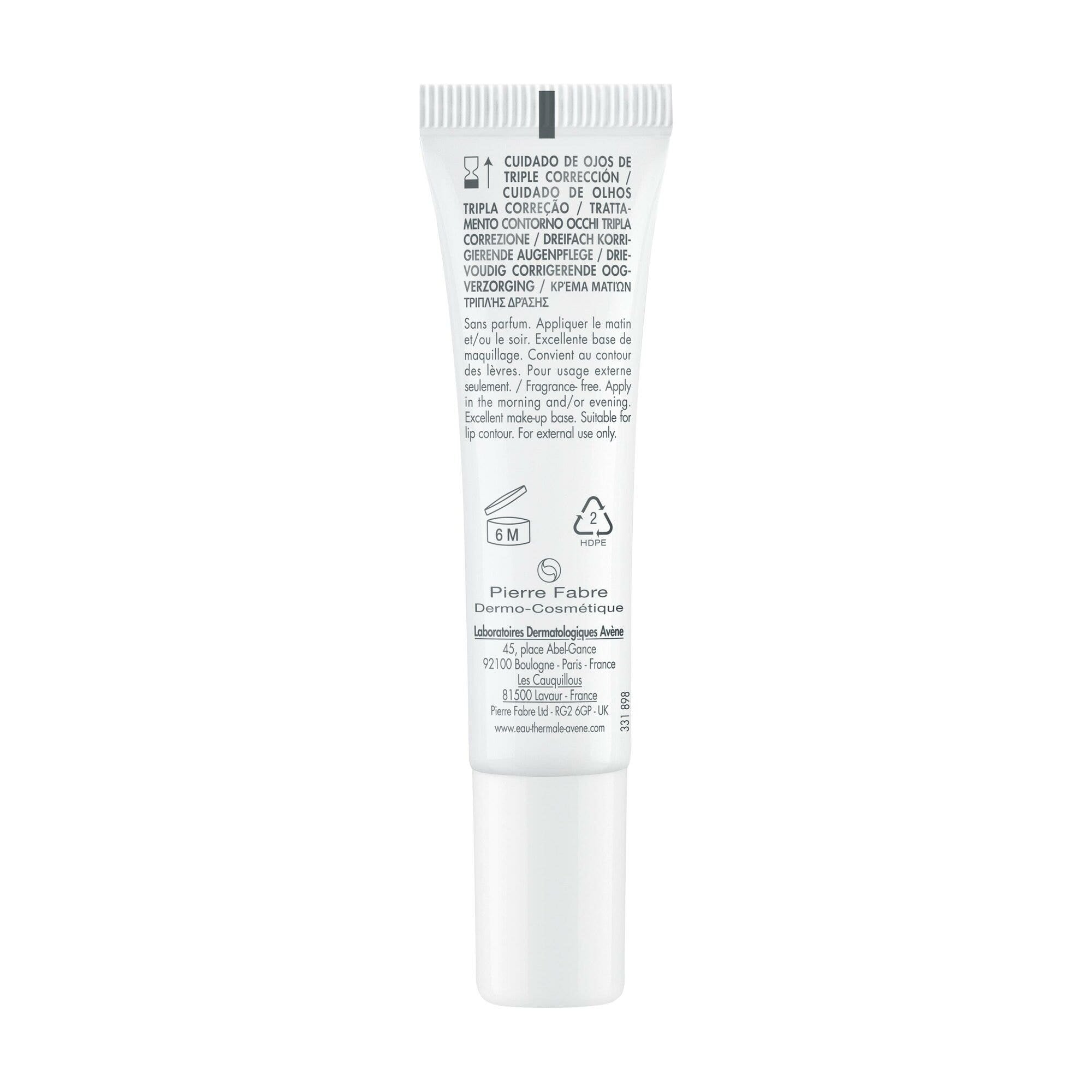Eau Thermale Avène Hyaluron Activ B3 Soin Contour des Yeux Triple Correction Anti-Rides 15 ml