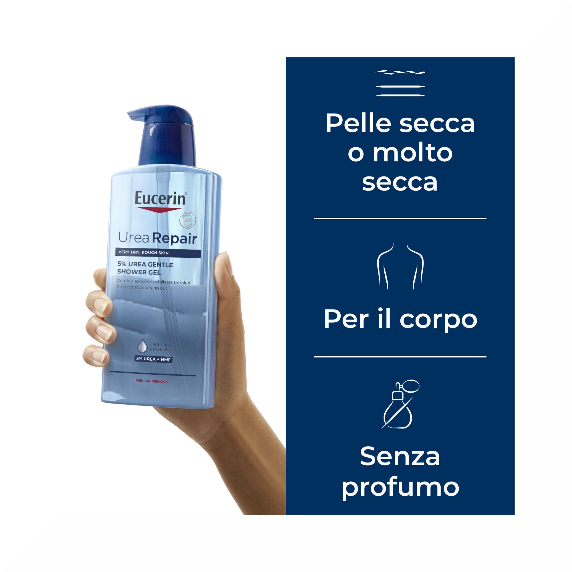 Eucerin Gel Douche Doux à 5 % d'urée 400 ml