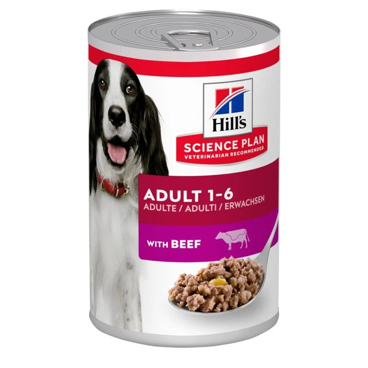 Hill's Science Plan Adult Aliment pour chiens au bœuf 370 g