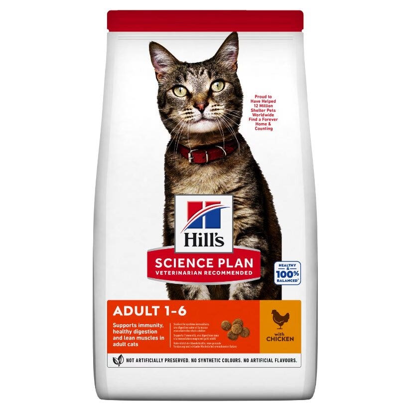 Hill's Science Plan Adult Aliment pour chats au poulet 3 kg